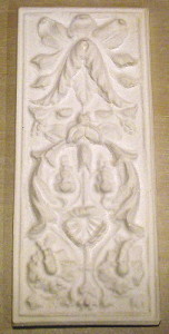 Plaster Mold Italian Panel un-painted