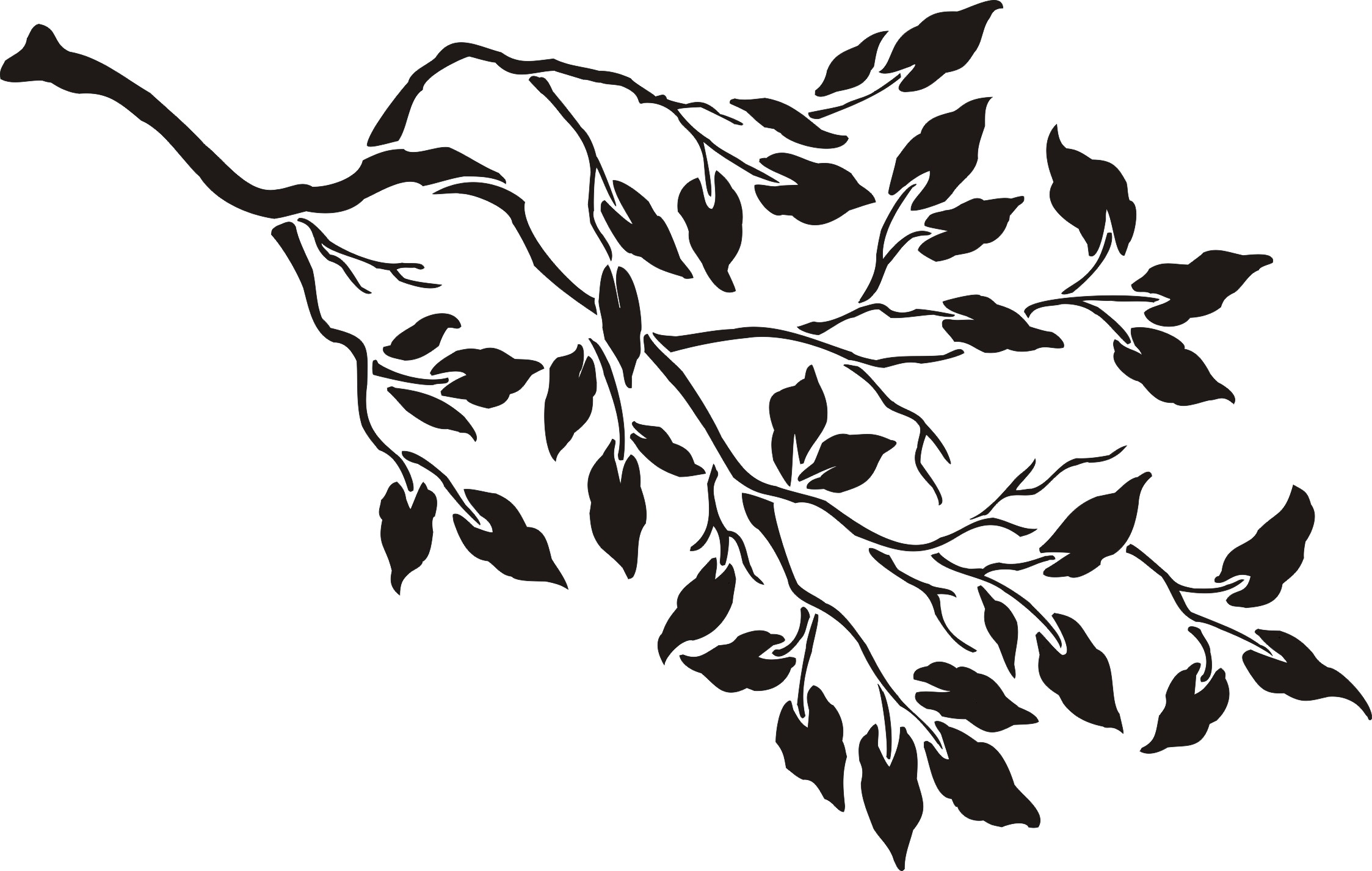 Wall Stencil Tree Branch Walls Stencils Plaster Stencils Painting