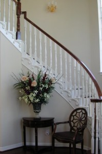 Cathy Higgens molded stairs after