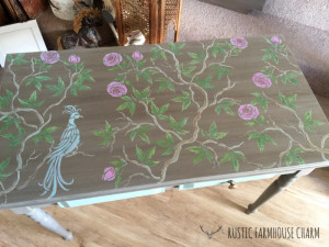 HALL TABLE - Chinese Rose 1-2 logo sm