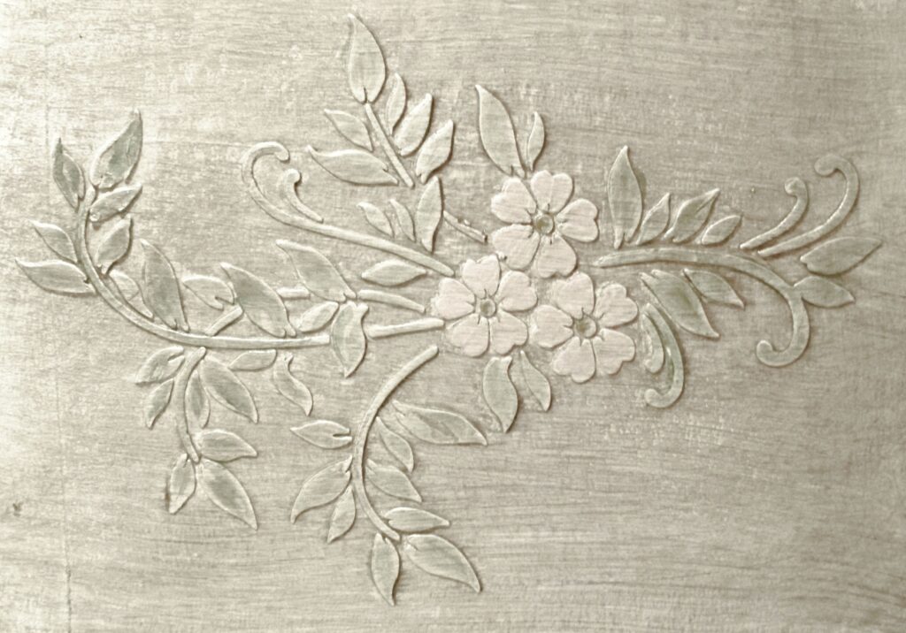 Plaster Stencil Genesis Floral – Walls Stencils, Plaster Stencils ...